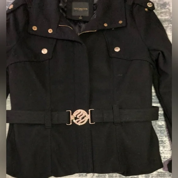 Vintage Rocawear Belted Wool Pea Coat - Picture 3 of 12